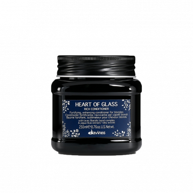 Питательный кондиционер для защиты и сияния блонд Heart of glass rich conditioner Davines